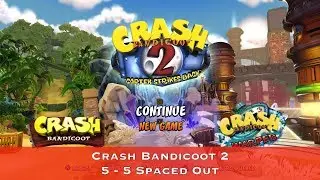 Crash Bandicoot 2 - 5 - 5 Spaced Out - Сбор всех кристаллов