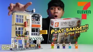 Hong Kong Apartments with Seven Eleven Store Sembo Block 601096 Unboxing Speed Build & [Review]