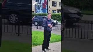 IrishActivist ShaunHarkin speech@pro-Palestine march@Dublin, protesting against Israeli crimes@Jenin