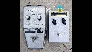 Sola Sound Vox Tone Bender MKII and Blackstrap'r