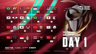 DAY1 | 2025 PUBG MOBILE HONG KONG INVITATIONAL #A7 #APG #BTR #CDAL #DRX #RC #TS #VD #VPE #WBG