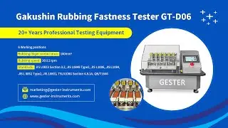 Gakushin Abrasion Tester GT-D06 Color Fastness to Rubbing