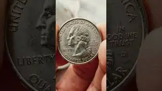 Shiny 2001 New York State quarter 22 year old coin #coin #nonerror