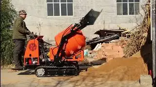 SMALL SIZE CRAWLER SELF LOADING CONCRETE MIXER TRUCKS