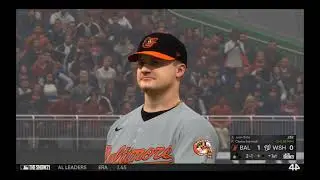MLB The Show 21 Franchise mode gameplay: Baltimore Orioles vs Washington Nationals - (PS4) [4K60FPS]
