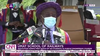 UMaT School of Railways matriculate first batch of 242