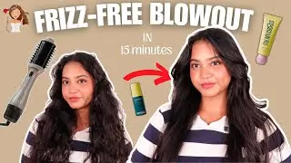 This ROUTINE made my hair 10x SMOOTHER!⚡️*in 15 minutes* | Ikonic 3 in 1 Styler