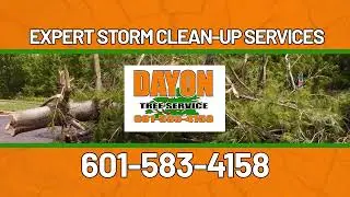 WDAM Commercial - Dayon Tree Service - Storm Cleanup Services: Generic (:10)