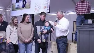 Baptism and Baby Dedication- Trevor and Ashlynn Surber and Baby Theo