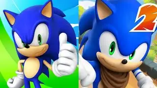 Sonic Dash VS Sonic Boom Gameplay IOS Android