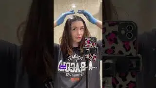 Крашу волосы в темно-русый❤️ #волосы#окрашиваниеволос