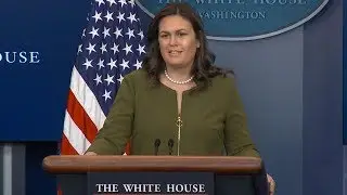 White House press briefing on Trump retweeting Britain First videos, Sec'y Rex Tillerson, tax reform