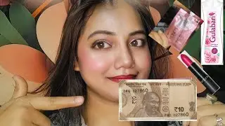 Under 10 /Rs Makeup challenge tutorial step by step | omg under 10 Rs Makeup 😱✨💄 { RinkiNonia}