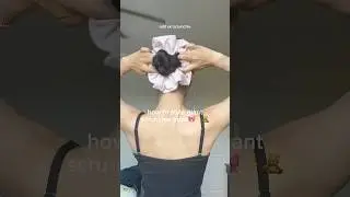 how to style GIANT scrunchies🩰✨💗