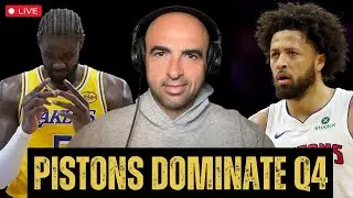 Lakers Lose To Pistons, 128-106 | Detroit Dominates Paint & 4th Quarter | No Show From Ayton