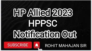 HPPSC Allied Service Notification 2023-24 Out||HP Allied Service Vacancy||Election Kango Recruitment