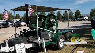 Arizona Flywheelers @ Verde Valley Fairgrounds 10-27 18 Gary Covert's flywheel engines