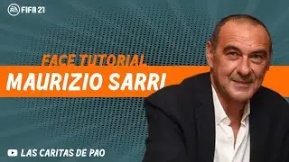 How to make Maurizio Sarri FACE FIFA 21 lookalike | CAREER MODE | MODO CARRERA