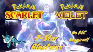 Pok&eacute;mon Scarlet/Violet: 7-Star Blastoise Tera Raid EASY SOLO (No DLC)