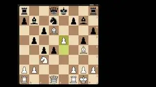 Brilliance in the queens gambit slav defense ☠️