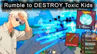 Using Rumble to DESTROY Toxic Kids in King Legacy Update 9!
