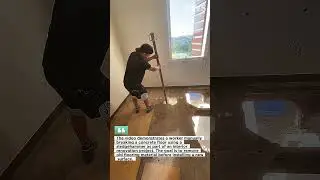 Manual Floor Demolition Using a Sledgehammer | Interior Renovation Process