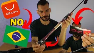 ✅PURELURE: Sinônimo de QUALIDADE no mundo da PESCA! VARA para PESCA light MARRONE 10 lb e 1,98!