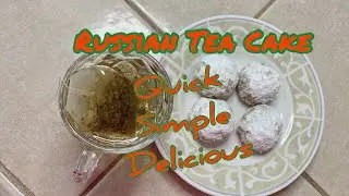 Easy and quick Russian Tea Cakes/ snow balls recipe