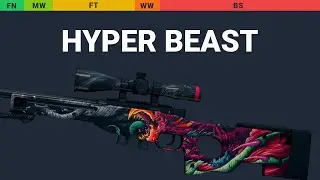 AWP Hyper Beast - Skin Float And Wear Preview