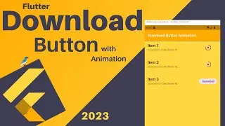 Flutter Download Button Animation | Flutter Effects Tutorial #1