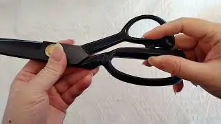 All Black Carbon Steel Heavy Duty Tailor Scissor
