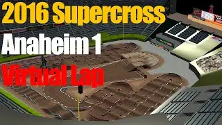MX Simulator | 2016 Supercross Anaheim 1 Virtual Lap