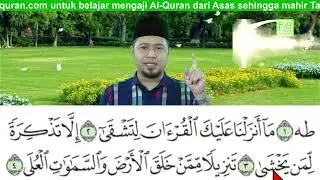 Cepat Quran Ilmu Tajwid Surah Taha ayat 1-12
