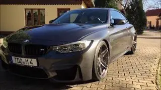 BMW M4 Coupe with Yido Performance YP-FF1 FlowForged Brushed Grey