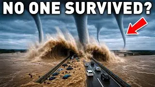 Невероятное природное явление 2025 года заснято на камеру! Водяной торнадо в Китае!