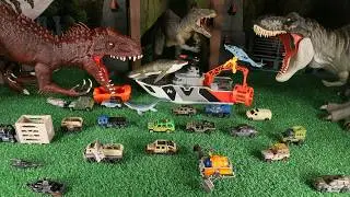 27 New Jurassic World Rebirth Dinosaur Toys Matchbox Vehicles  Unboxed 2025  Mattel Dino Toys