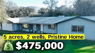 Mountain Home in Tollhouse Ca For Sale in Sierra Nevada Foothills – Full Tour