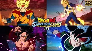 Dragon Ball Sparking Zero Mods Character/Skins/Costume Transformation  + Special #1 - 4K Quality -PC