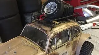 DIY Custom Roof Rack 1/10 Scale RC (Vintage Tamiya Sand Scorcher SRB) How To