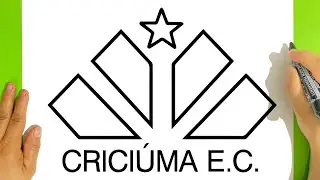 COMO DESENHAR O ESCUDO DO CRICIÚMA ESPORTE CLUBE
