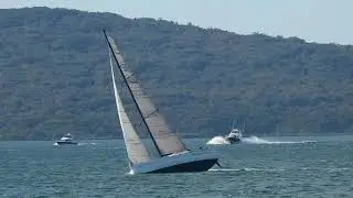Sunday 26th Jun 2022 - Sail Boats in Auckland Harbour - Nikon Coolpix P900