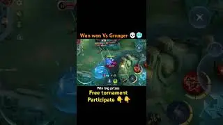 Wan wan Vs Granger 🥶☠️ #shorts#mobilelegends#mlbb
