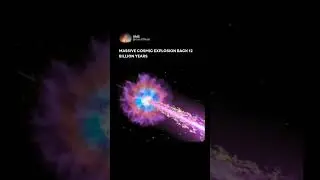 Massive cosmic explosion back 12 billion years #esa #cosmicexploration