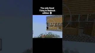 The only Good Thing in Bedrock edition#minecraft #shorts