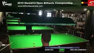 Billiards, Day One games, 2019 Illawarra Open Billiards Championship