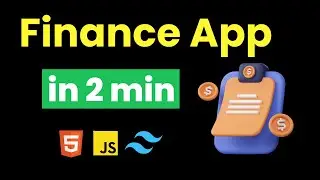 I CREATE FINANCE TRACKER APP USING HTML & TAILWIND CSS & JAVASCRIPT