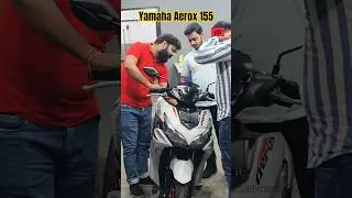 Aerox 155 | YAMAHA AEROX DELIVERY | TOP VARIENT 1.80 LAKH | #aerox #yamaha | V3V | FT. ASADKHAN |