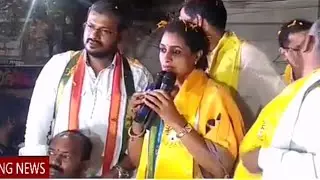SUHASINI TDP KUKATPALLY CANDIDATE SPEECH MOTHI NAGER