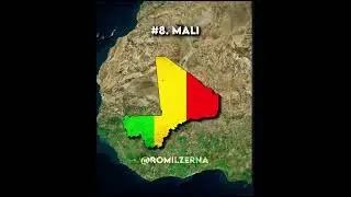Largest Countries in The Africa 🌍