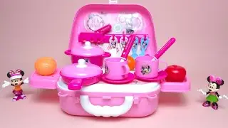 Disney Minnie Mouse Mini Kitchen Set Satisfying with Unboxing Compilation Toys ASMR #709